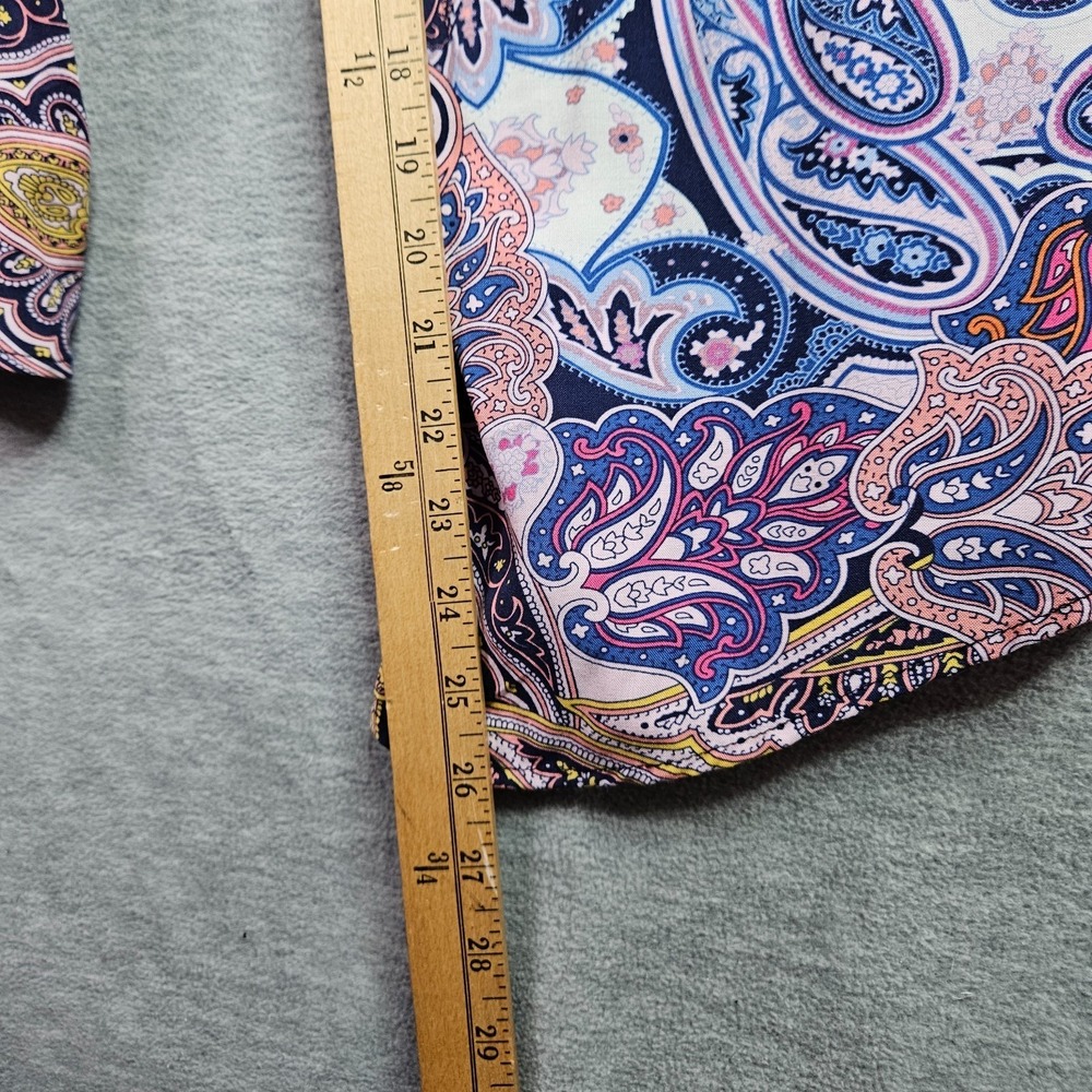 MSK Women's Paisley High Low Sleeveless Boho Flowy Romper Sz M NWT - Picture 12 of 13